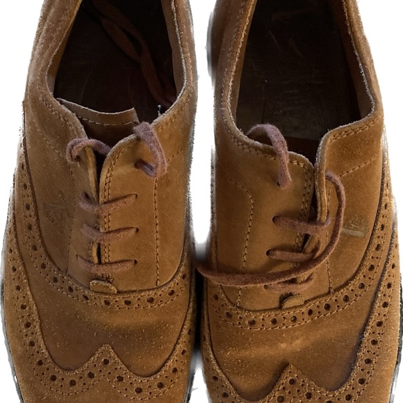 Tod's Shoes - Tod’s Brown Nubuck Wingtip Driving Shoes Size 8.5 US, EUC
